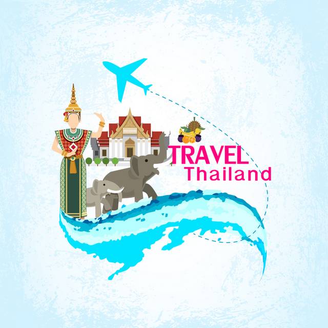 泰国旅游图案
