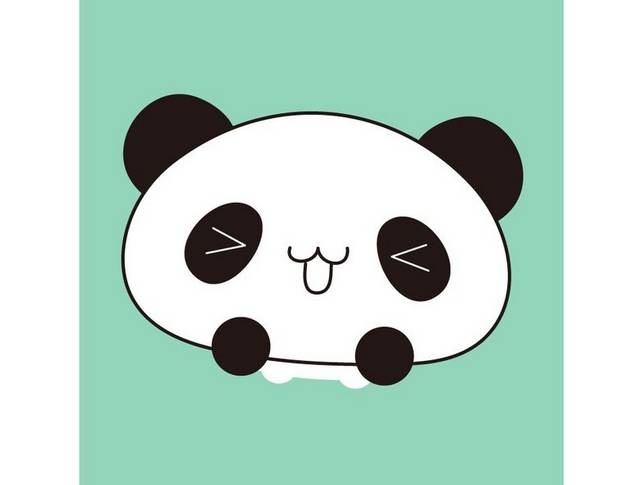 可爱四川熊猫素材