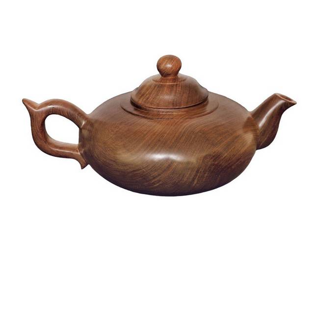 木纹茶壶