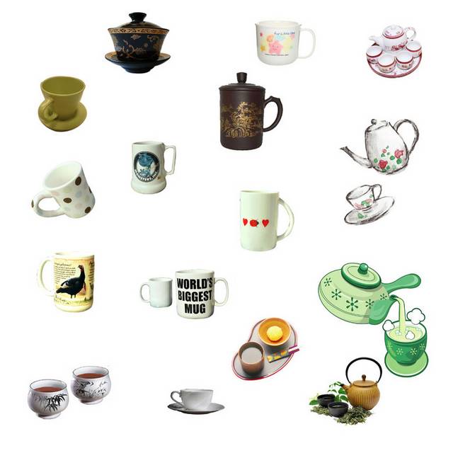 多种风格茶壶