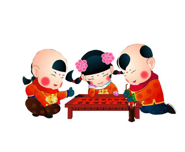 欢乐拜年娃娃