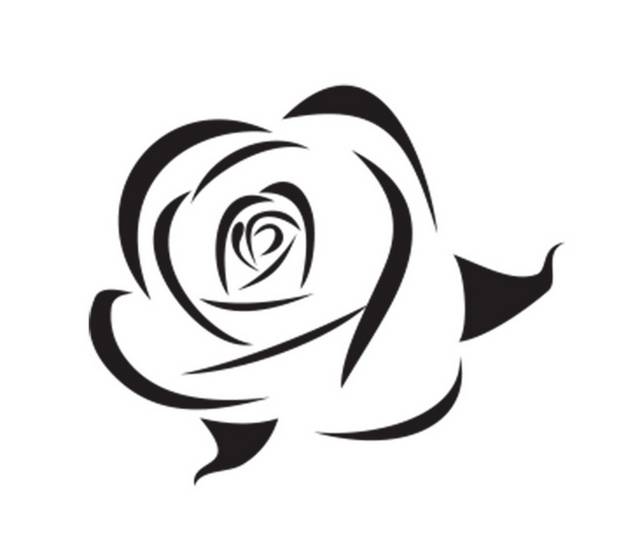 玫瑰花手绘素材