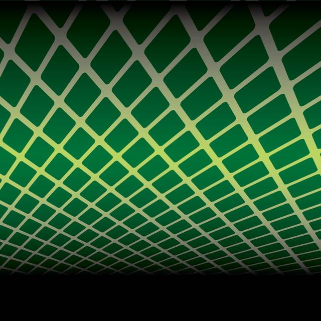 绿色网状几何图形