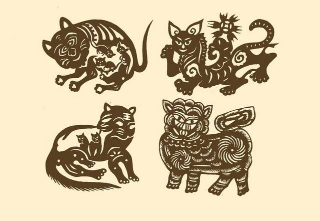 中国风老虎素材