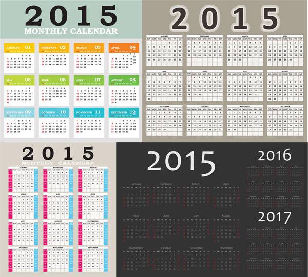 2015年月历05