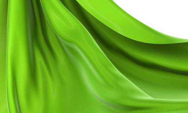 绿色丝绸免抠素材
