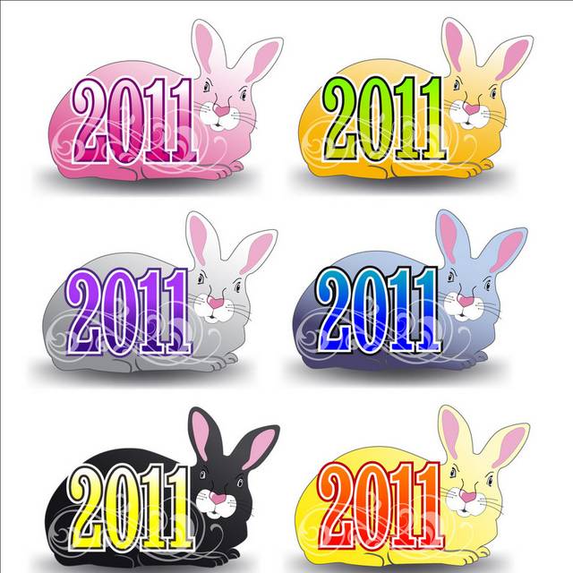 2011兔子图案