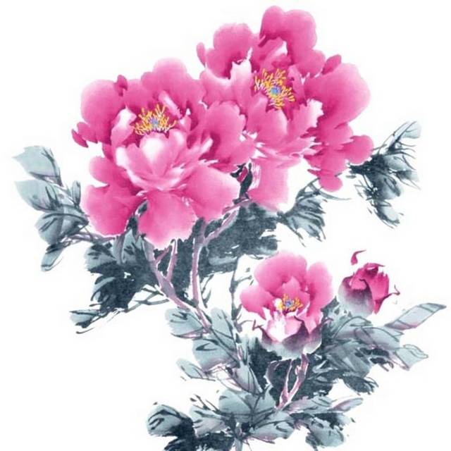 国画牡丹免抠素材