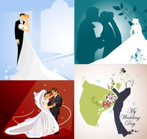 婚礼主题插画