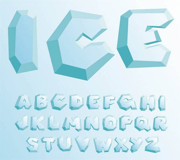 冰块大写字母