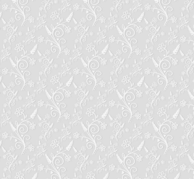 白色质感花纹背景矢量图