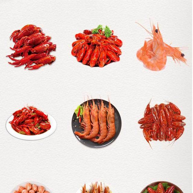龙虾菜肴素材