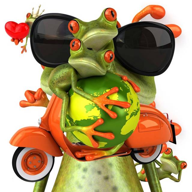 3D青蛙设计元素