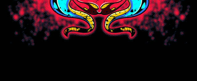 蛇骷髅头设计元素