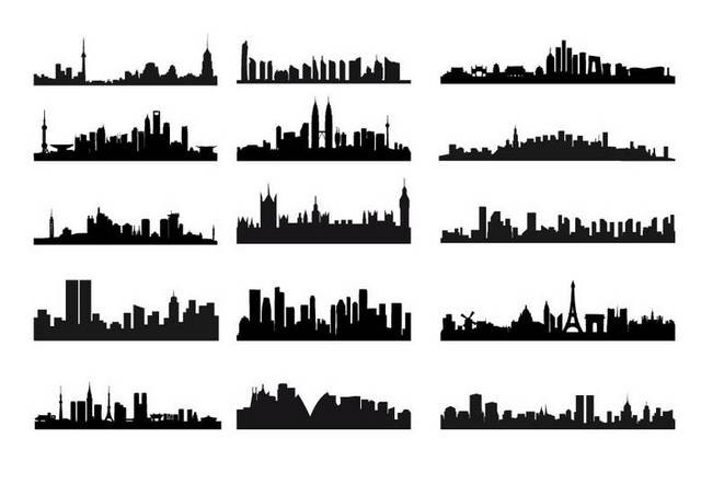 城市剪影大全下载