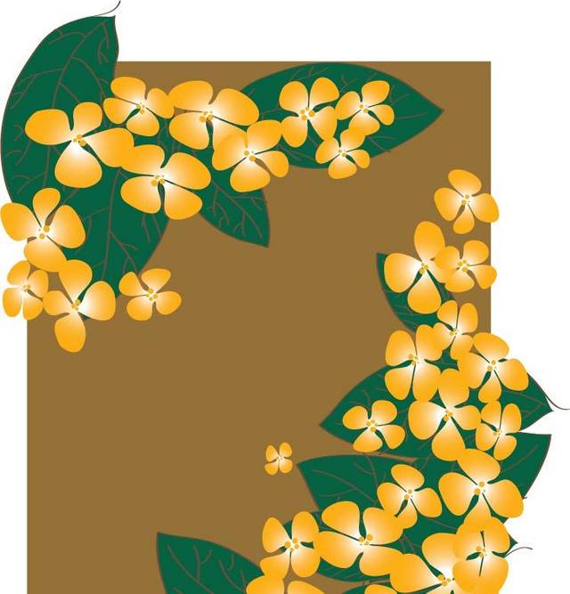 卡通桂花素材下载