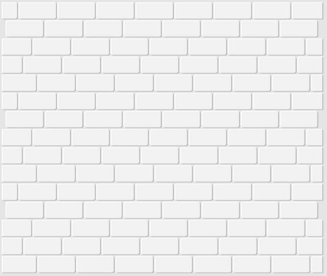 矢量白色砖墙
