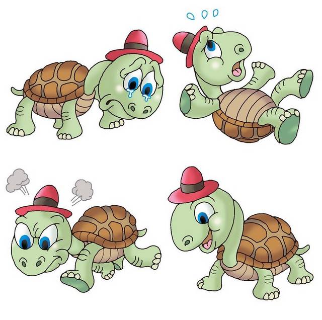 卡通乌龟设计素材