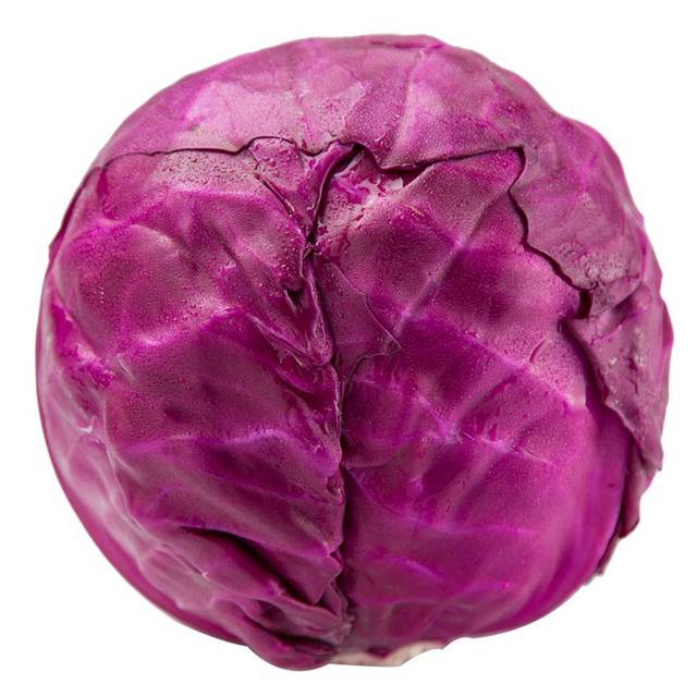 紫色新鲜包菜