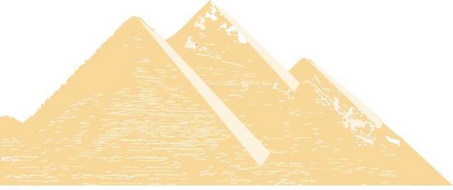 手绘金字塔埃及