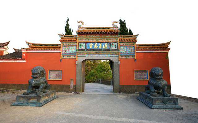 中式寺庙素材