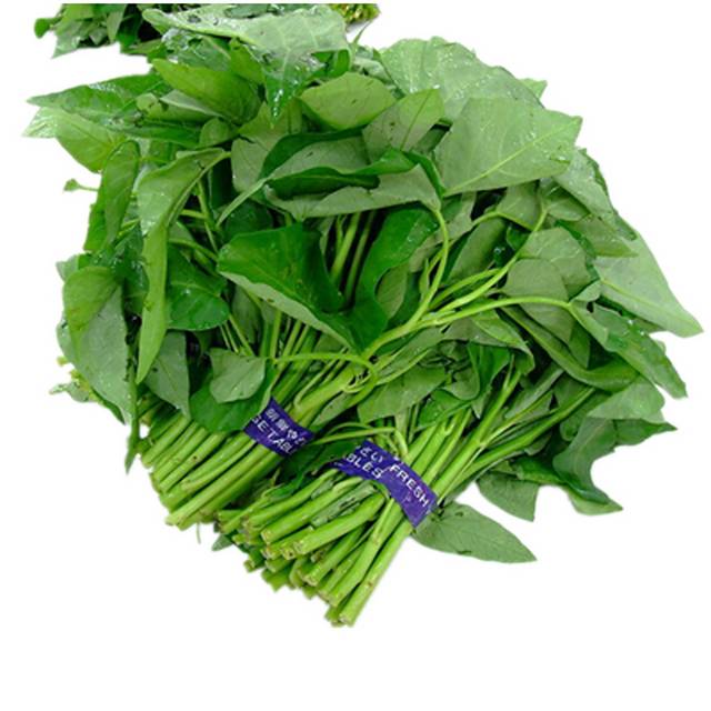 两捆空心菜素材