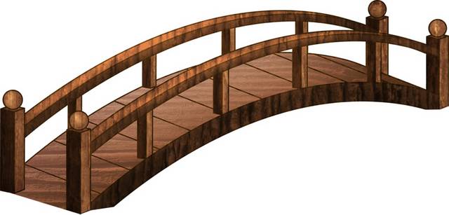 木桥模型素材