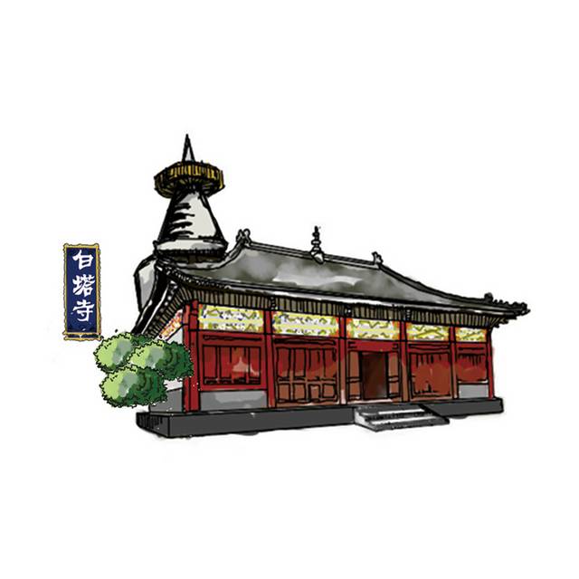 白马寺素材