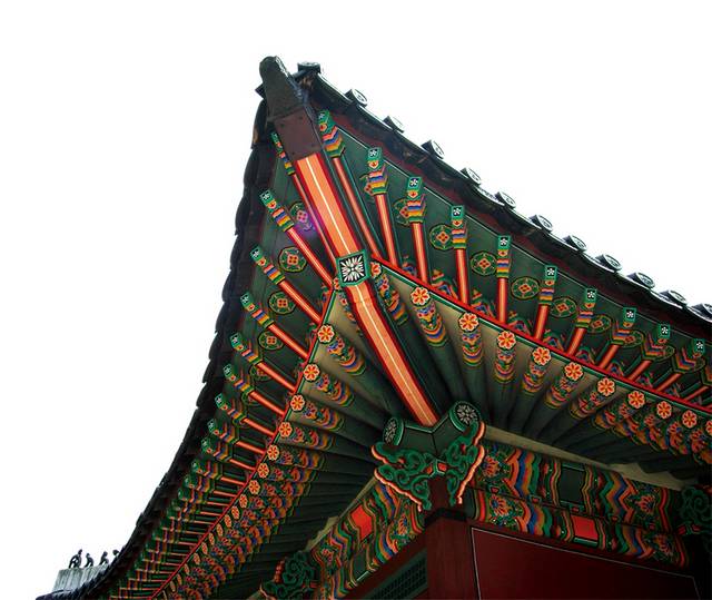 中式屋檐png素材
