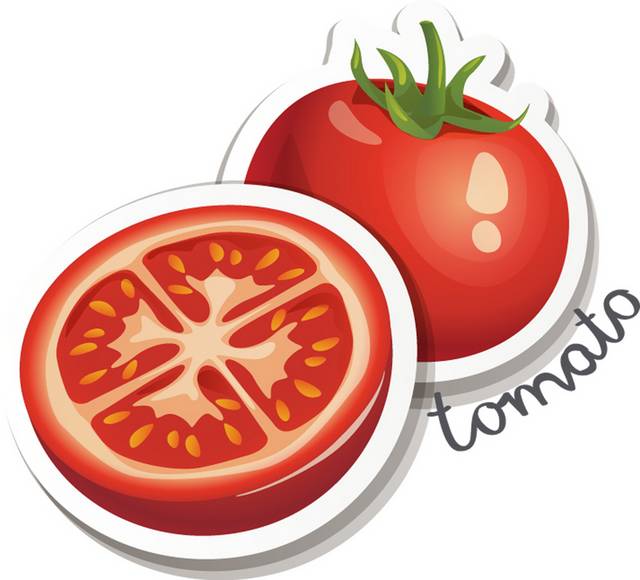 手绘西红柿免抠设计元素