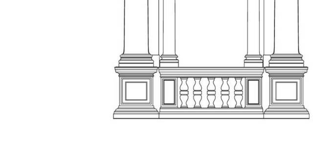 拱形石柱