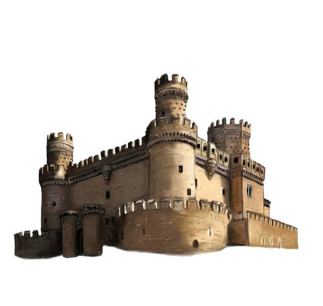 城堡建筑素材