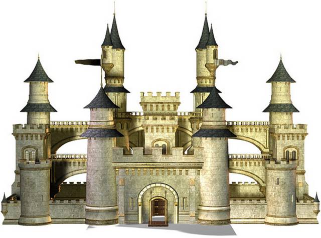 3d城堡效果图素材