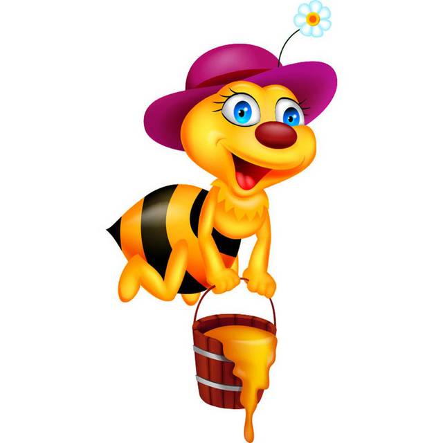 蜜蜂拎着桶素材