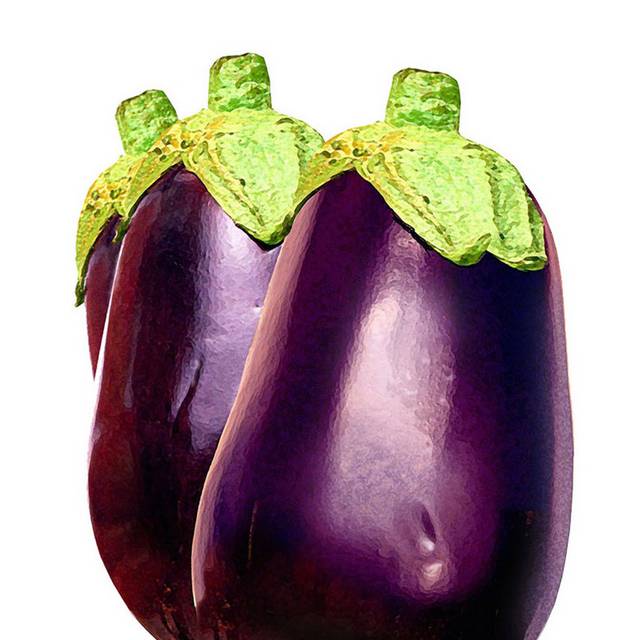 紫色的茄子