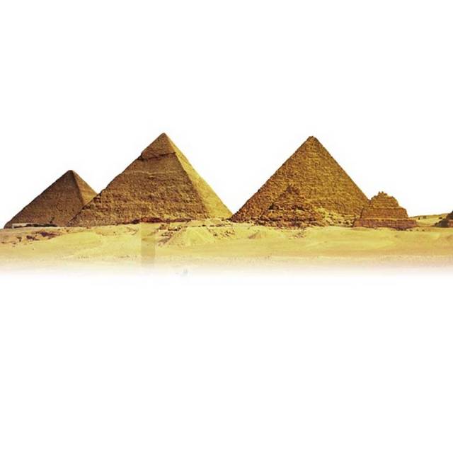 沙漠里的金字塔源文件