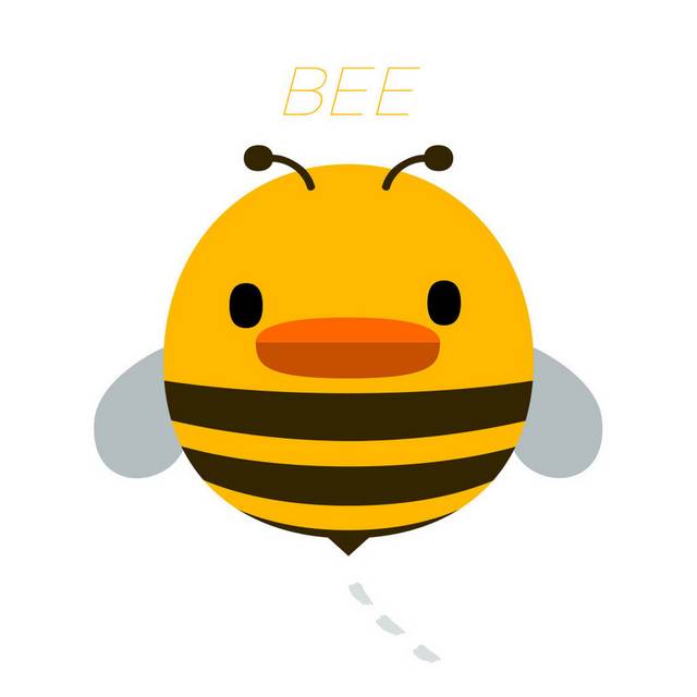 简约卡通蜜蜂