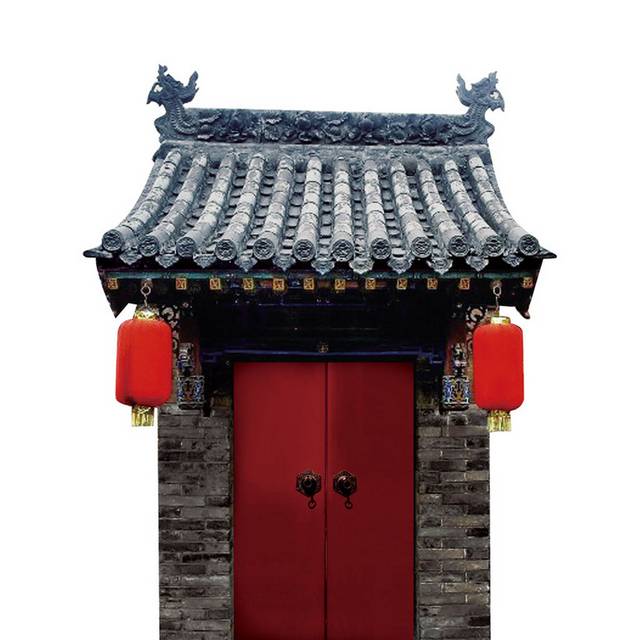 中国风大门素材