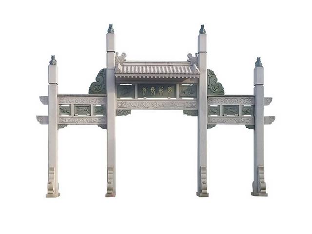 中式建筑牌楼