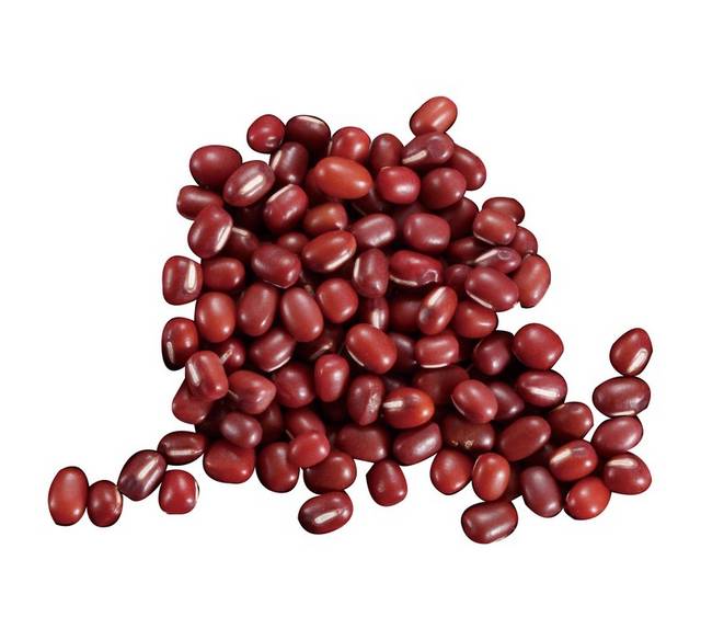 有机红豆设计元素
