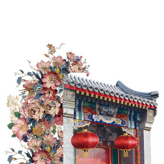 豪华中国风大门