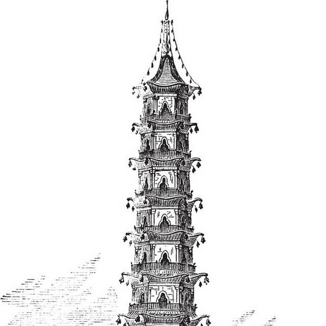 素描高塔素材
