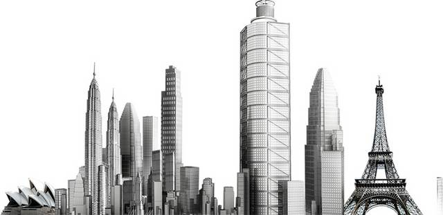 现代化城市建筑素材