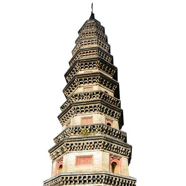 中式建筑石塔