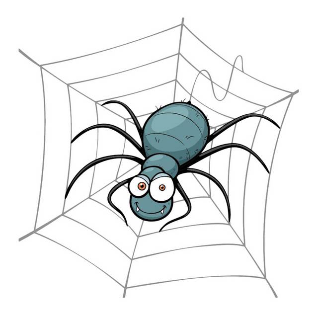 蜘蛛手绘设计素材
