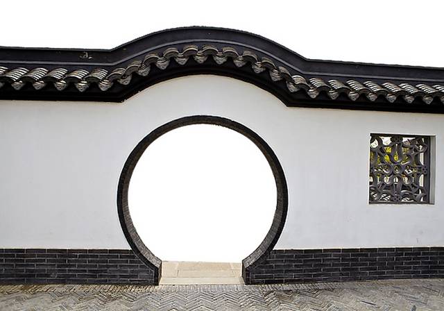 中式建筑门