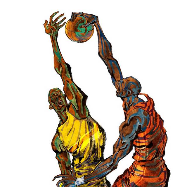 抽象篮球运动