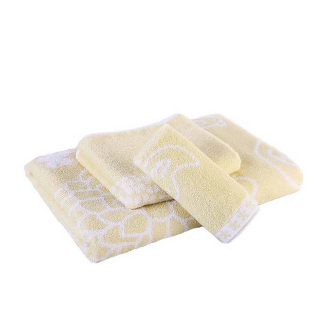 黄色毛巾素材