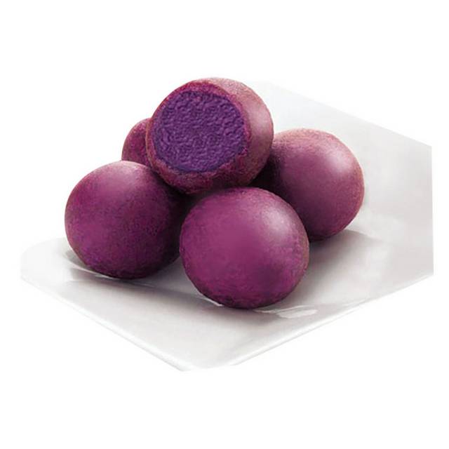 盘中的紫薯