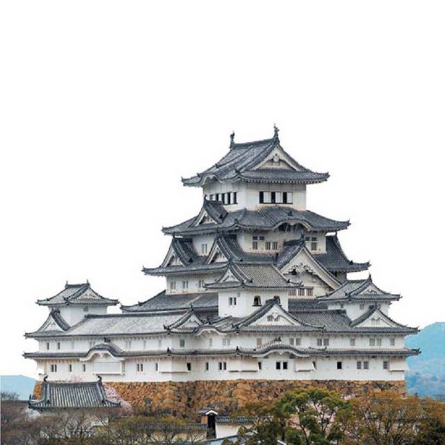 古典日式建筑手绘